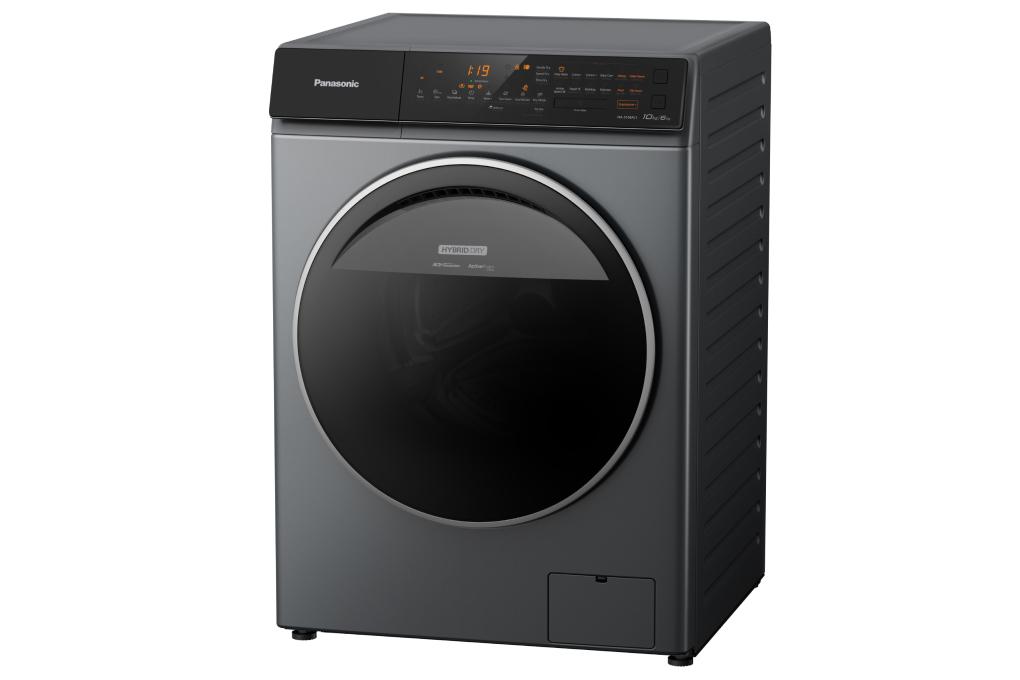 Máy giặt lồng ngang Panasonic Inverter 10Kg+sấy 6Kg NA-S106FC1LV - Hàng Chính Hãng (chỉ giao HN và một số khu vực)