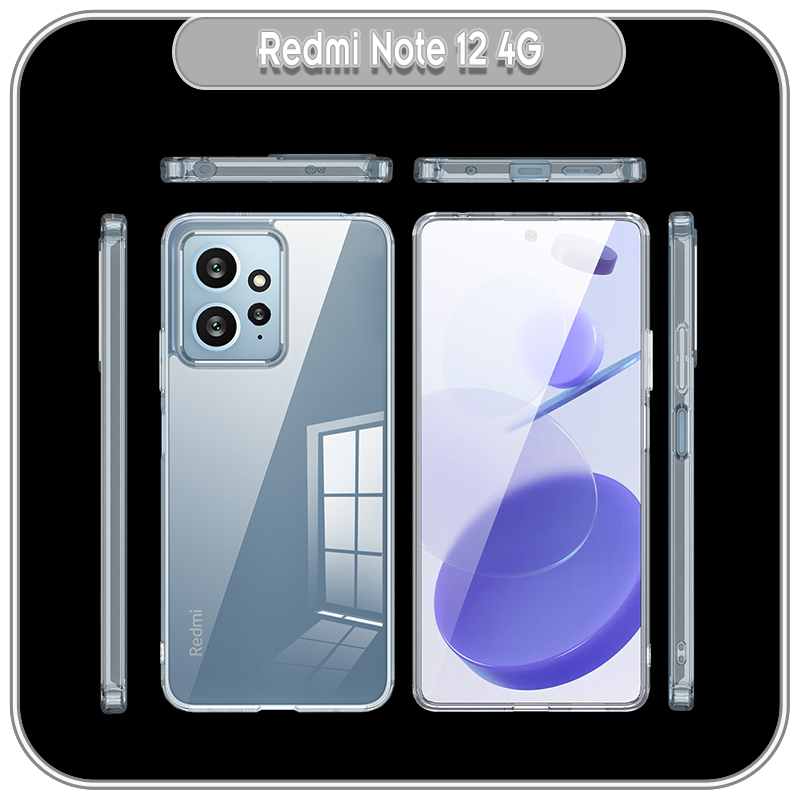 Ốp Lưng chống sốc wlons cho Redmi Note 12 4G, lưng PC không ố vàng