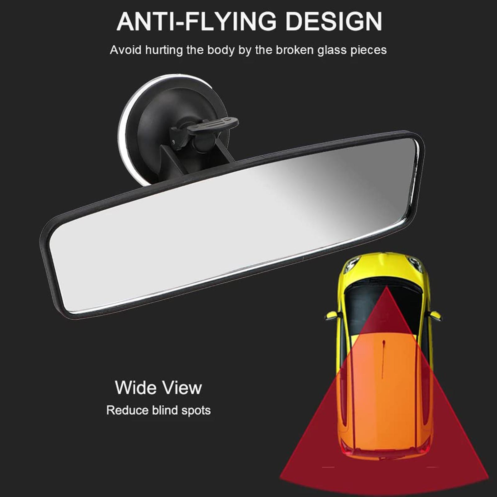 Universal Interior Rear View Mirror Auxiliary Anti Glare for Automobile
