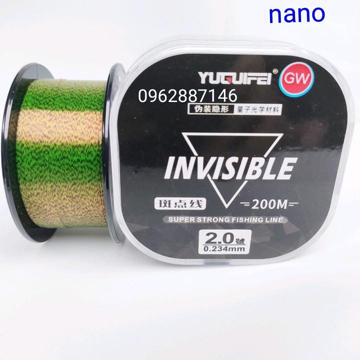 Cước câu cá GW 3D 200m tàng hình nano