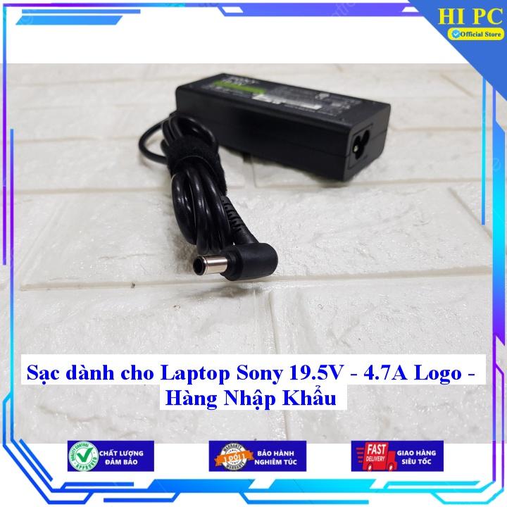 Sạc dành cho Laptop Sony 19.5V - 4.7A Logo - Kèm Dây nguồn - Hàng Nhập Khẩu