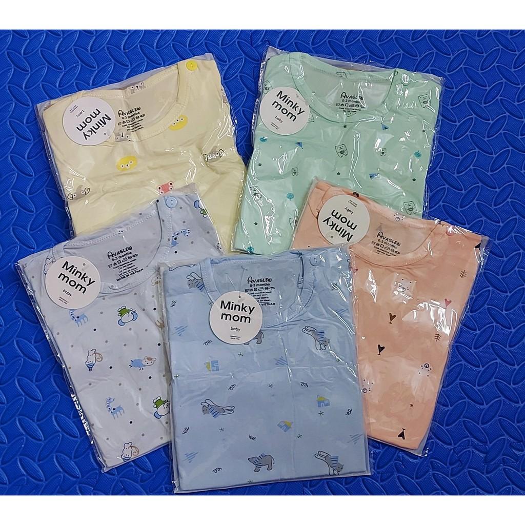 Bộ cộc tay chất thun lạnh cực mát nền màu họa tiết cực yêu cho con mặc mát mùa hè