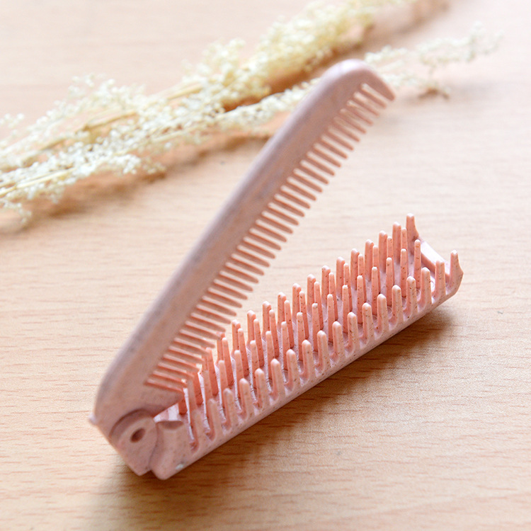 Lược chải tóc có thể gấp gọn nhựa cao cấp (màu ngẫu nhiên)