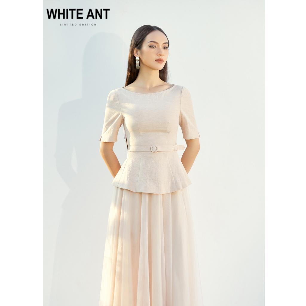 Chân Váy Xòe Nữ WHITE ANT LAYERS MIDI TULLE SKIRT Thiết Kế Dáng Dài Điệu Đà, Chất Liệu Lưới Nhiều Lớp Mềm Mại 110333001