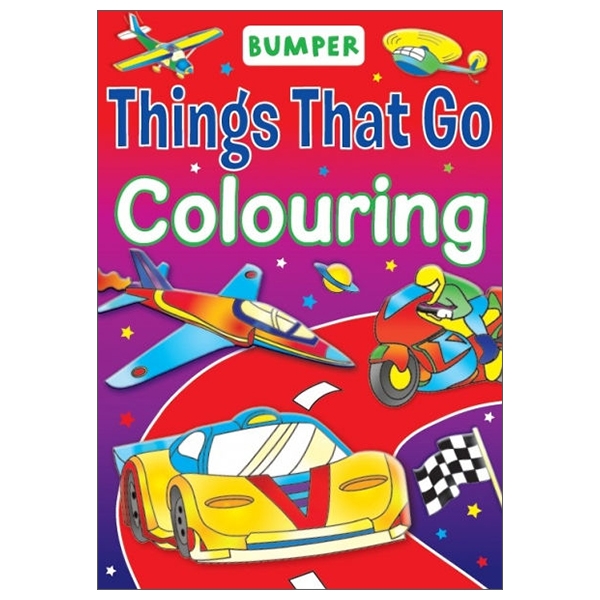 Bumper Things That Go Coloring