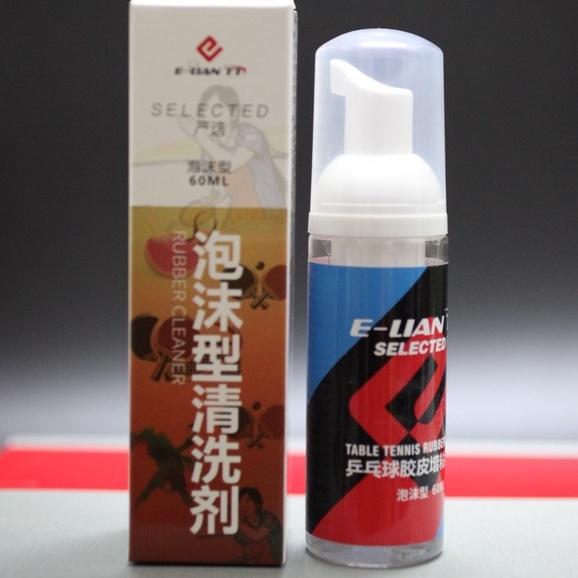 Chai xịt rửa mặt vợt, mút lau mặt vợt bóng bàn E-lian Winion