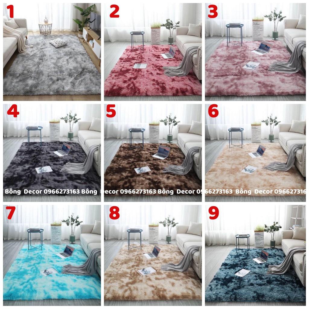 Thảm Lông Loang Cao Cấp Loại 1m6x2m Lông Mượt Mềm Mịn