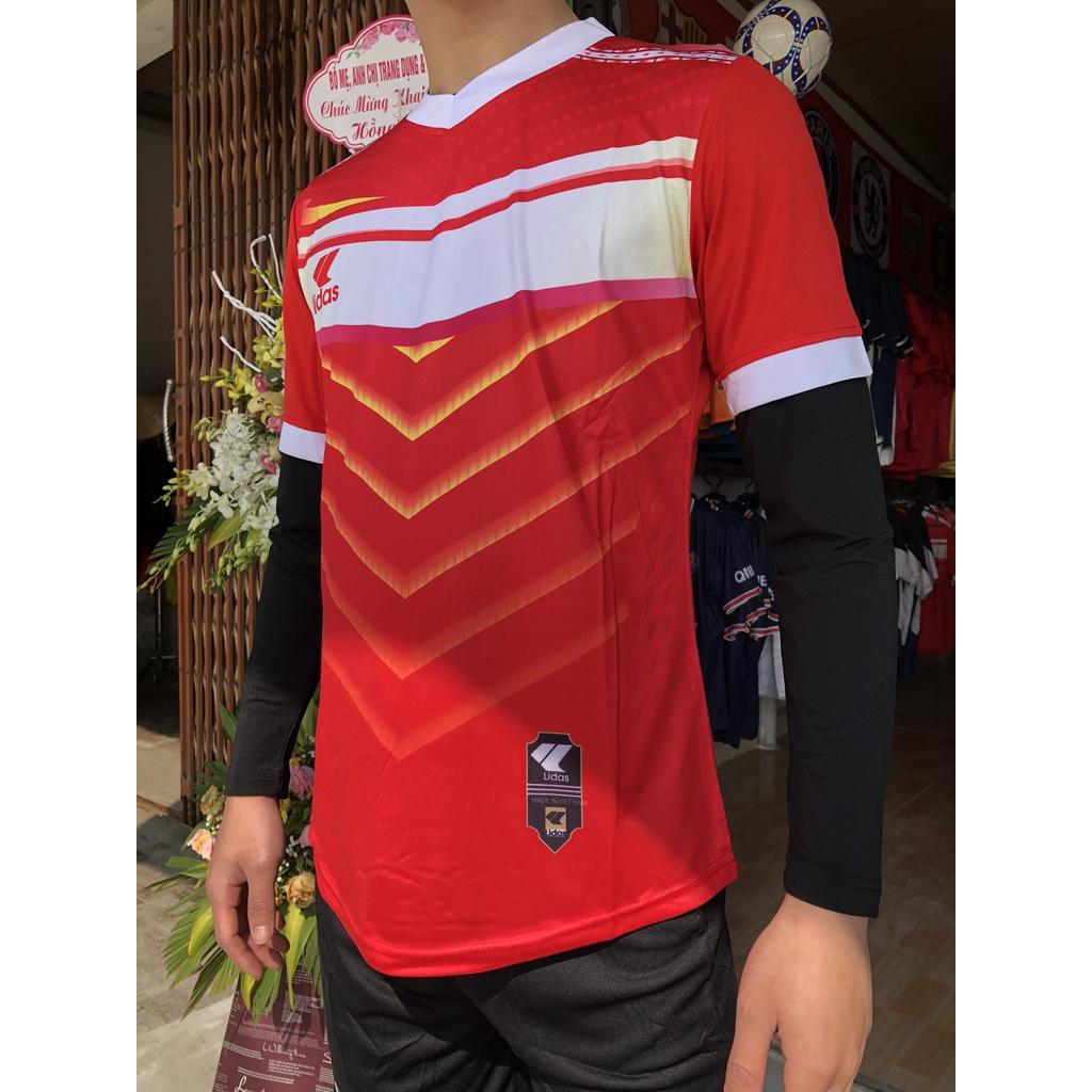 Mẫu quần áo bóng đá Lidas đỏ 2022 siêu hot