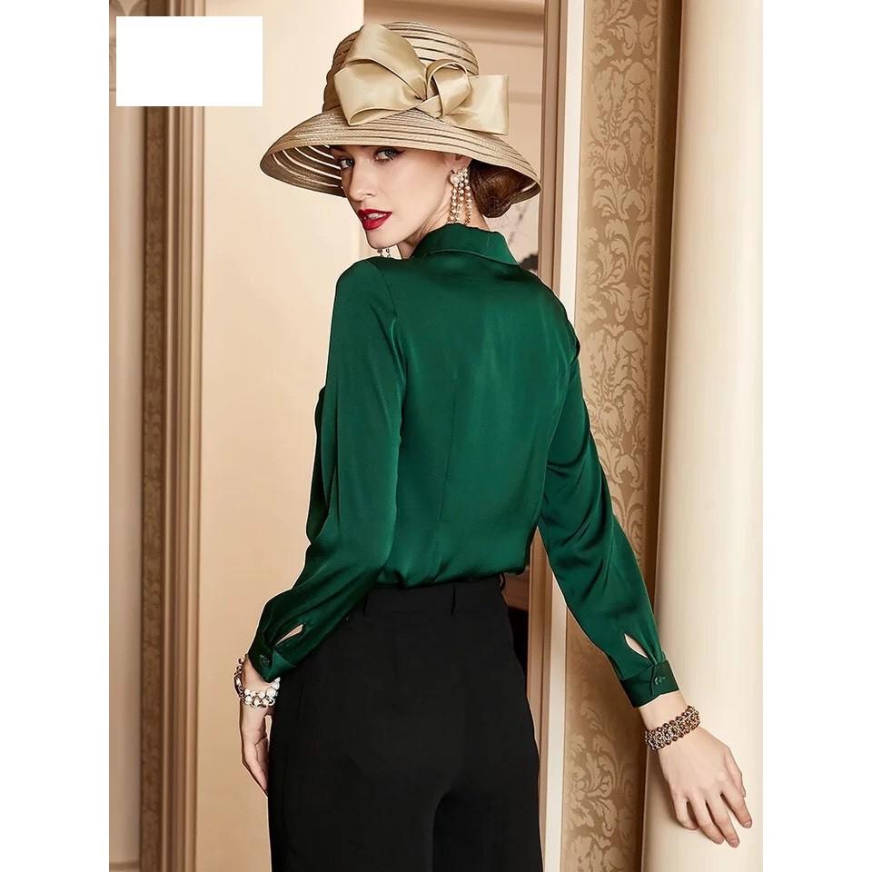 TK362-SƠ MI NỮ MÀU XANH S-6XL