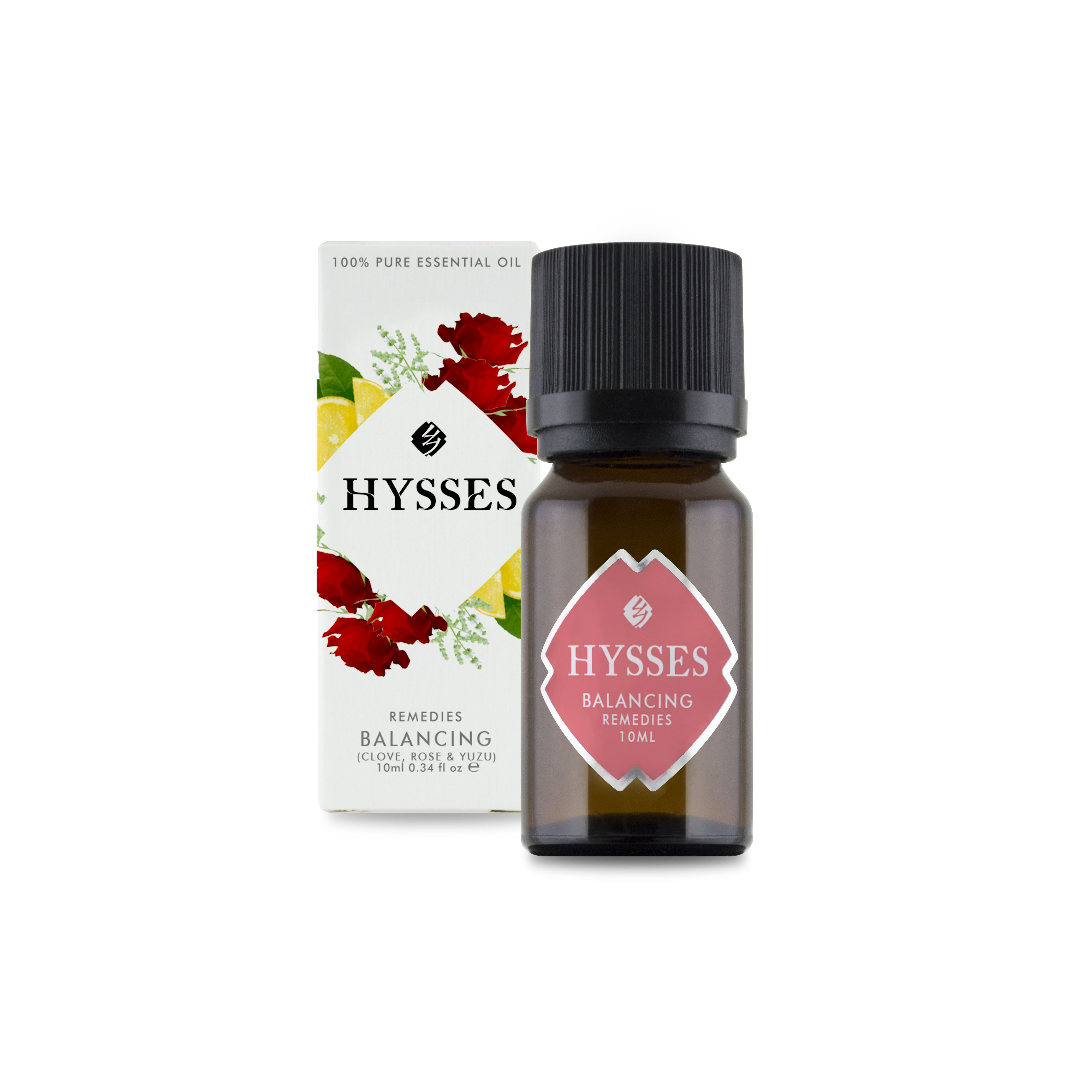 Tinh Dầu Cao Cấp Hysses Remedies Balancing Mùi Hương Thơm Dịu, Chống Oxy Hóa, Làm Dịu Căng Thẳng Và Lo Lắng Với Chiết Xuất Mận & Chanh Yuzu Nhật Bản Hữu Cơ Tự Nhiên