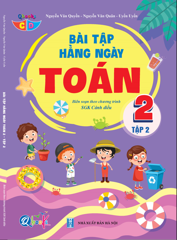 Combo Bài tập hàng ngày, Bài Tập Tuần, Đề Kiểm Tra Toán và Tiếng Việt Lớp 2 - Kỳ 2 - Cánh diều (6 quyển)