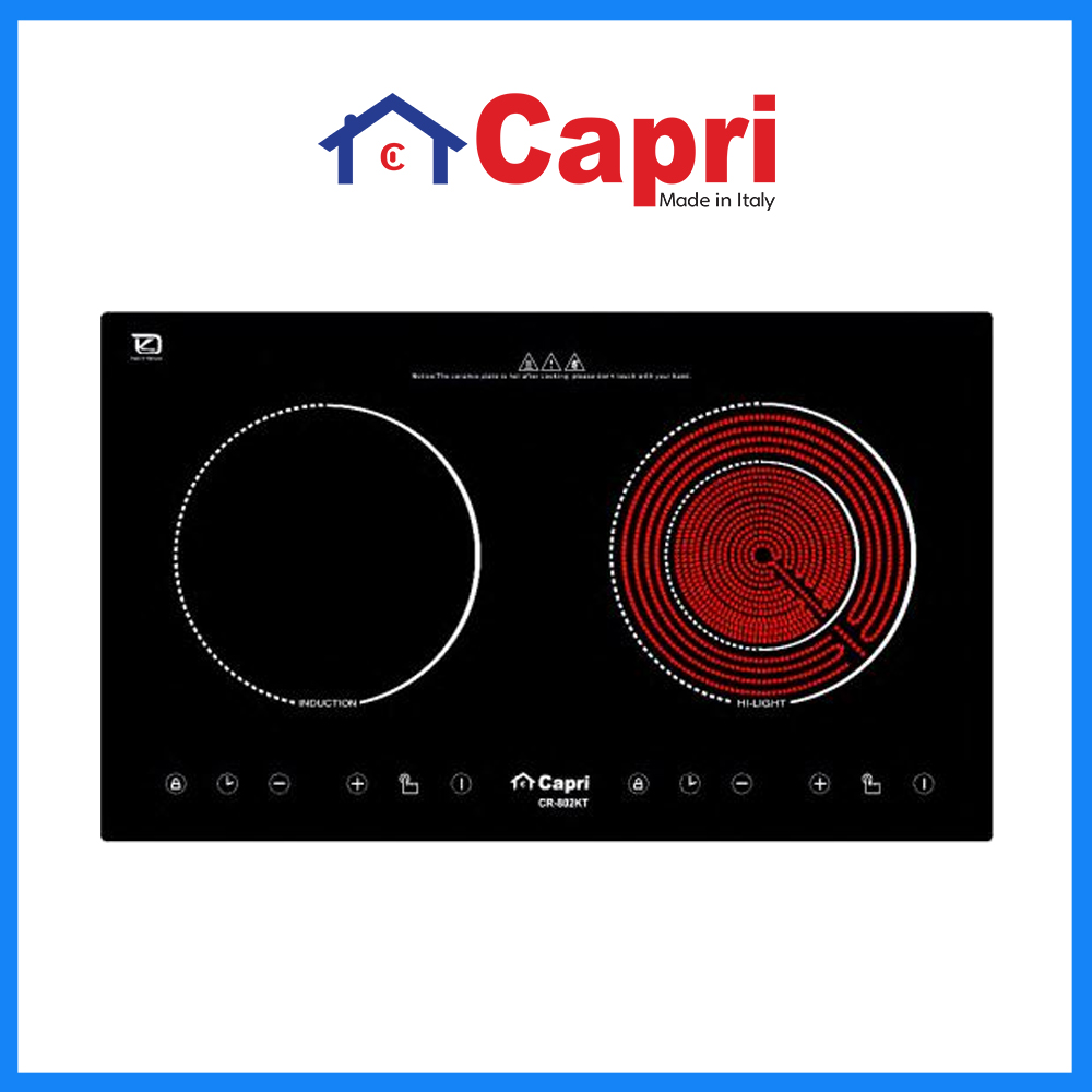 Bếp từ hồng ngoại Capri CR-802KT | Hàng chính hãng | Nhập khẩu Malaysia