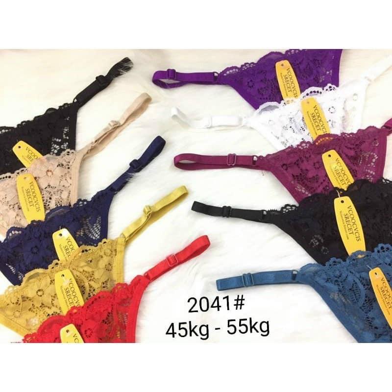 QUẦN LÓT REN KHE 2041