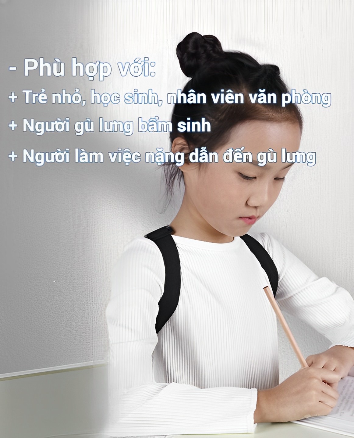 Đai chống gù lưng cho trẻ em ,đai định hình cột sống có chỉnh góc nghiêng cho trẻ tư thế ngồi đúng nhất