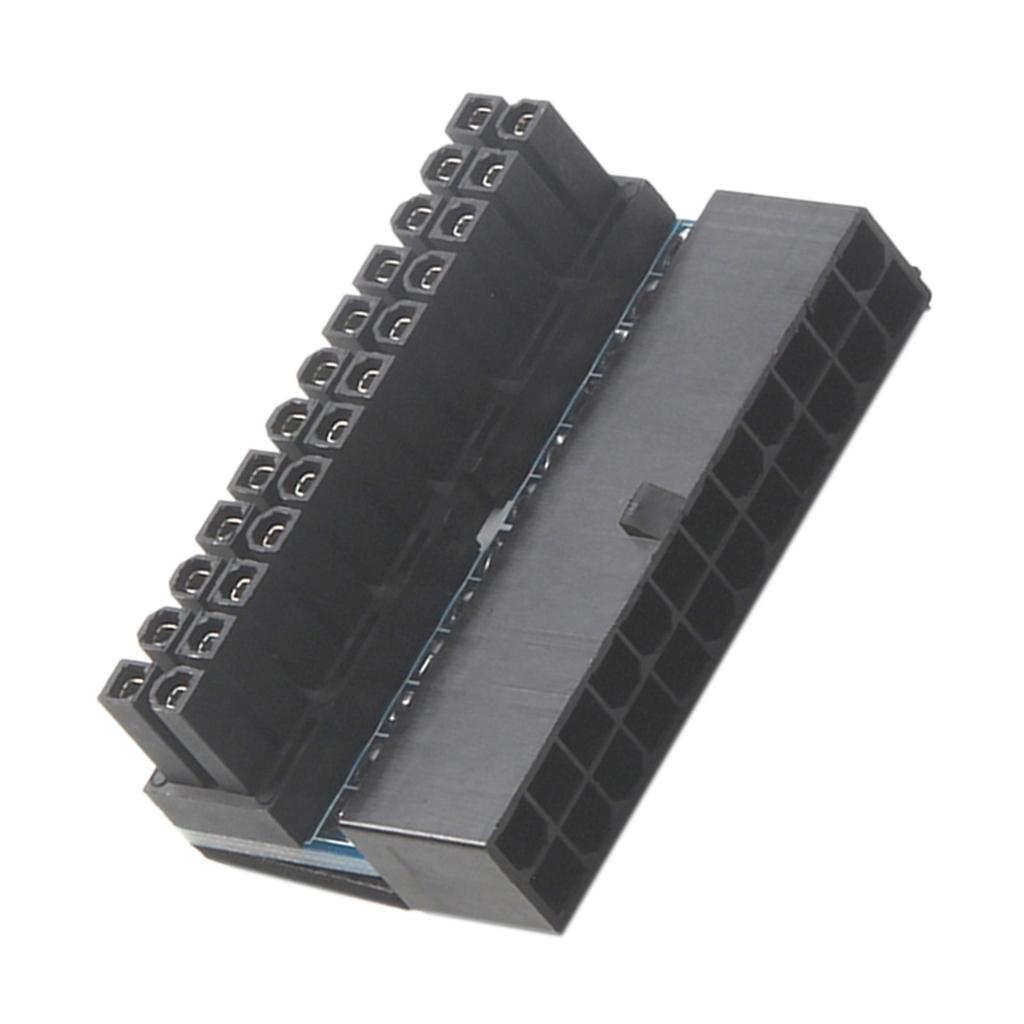 24Pin female to 24pin male right angle adapter for desktop power supply