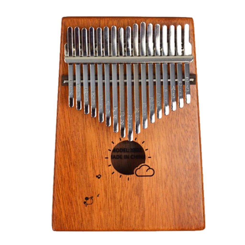 Wooden 17 Keys Kalimba Thumb Piano Musical Instrument Accessory for Piano Lovers