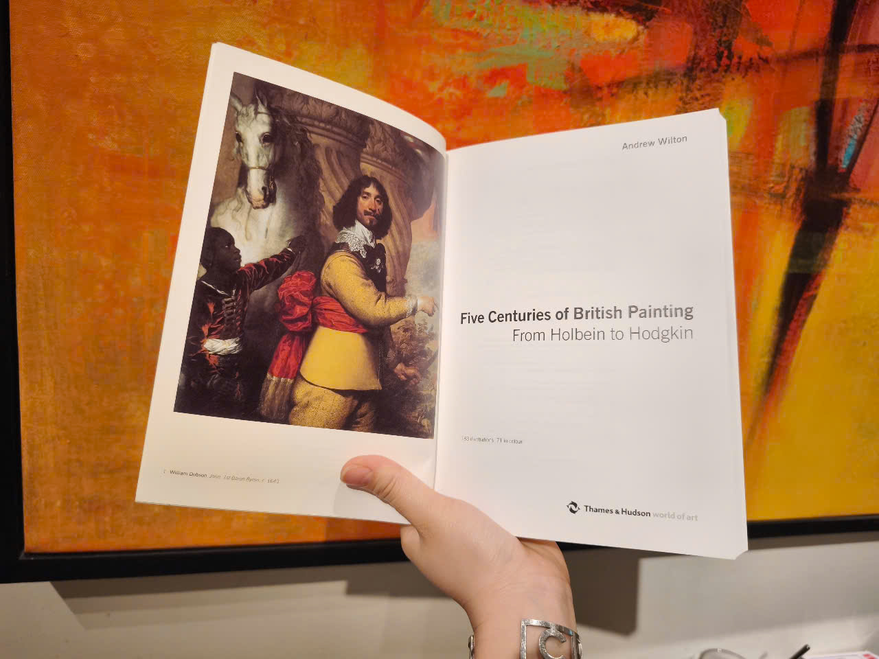 Sách - Five Centuries of British Painting: From Holbein to Hodgkin by Andrew Wilton