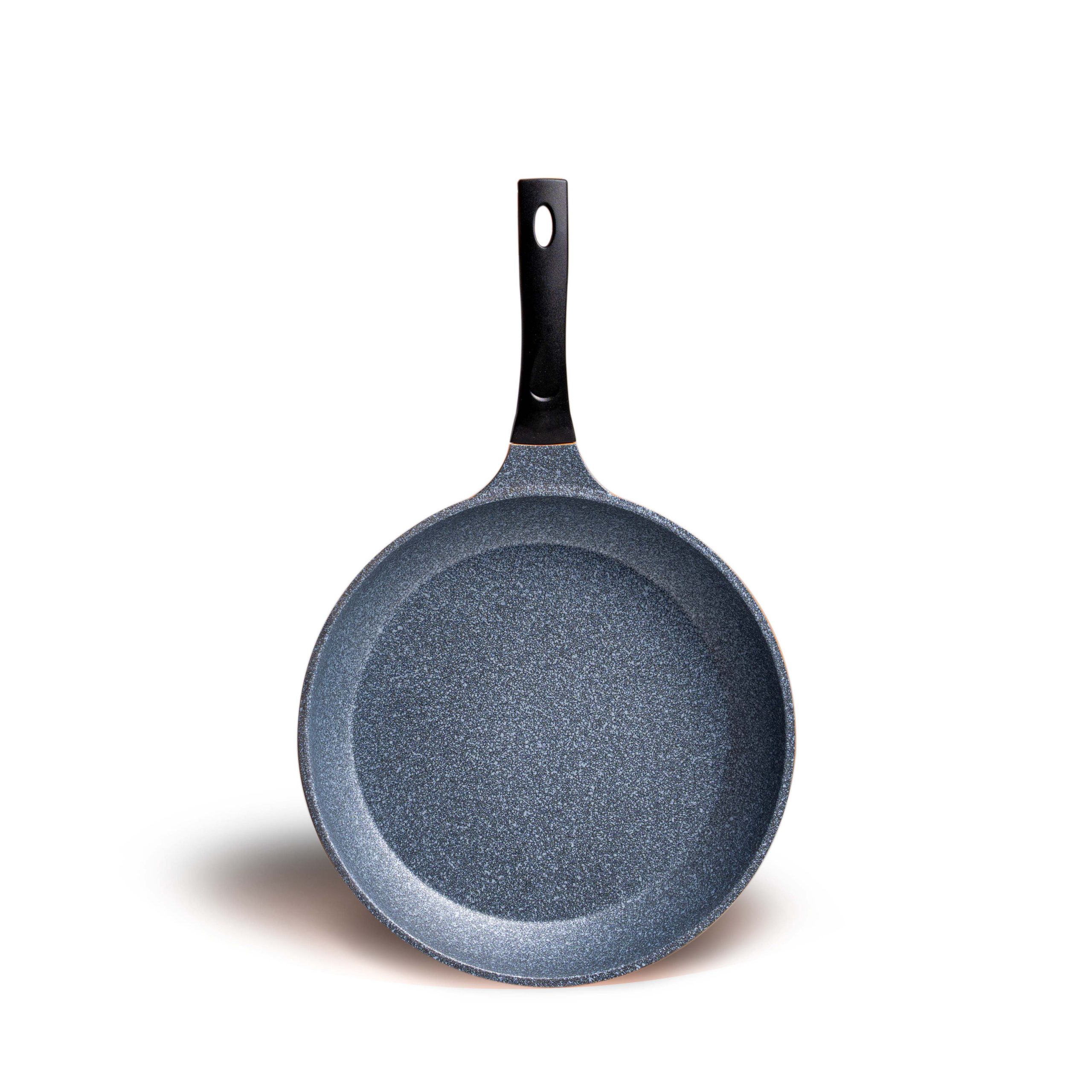 Chảo Cam Chống Dính Nông Lòng KUCHEN 30cm - VULCAN STONE - Hàng Chính Hãng