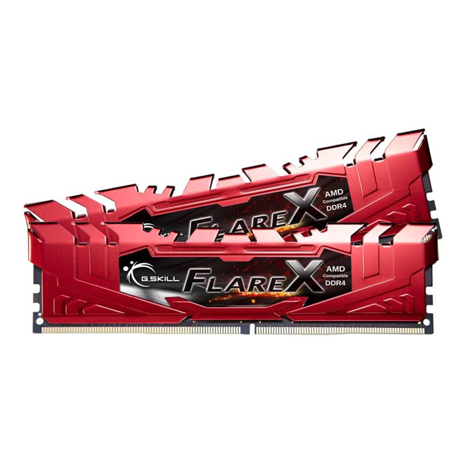 Bộ 2 Thanh RAM PC G.Skill 16GB (8GBx2) Flarex Tản Nhiệt DDR4 F4-2400C16D-16GFX/ 16GFXR - Hàng Chính Hãng