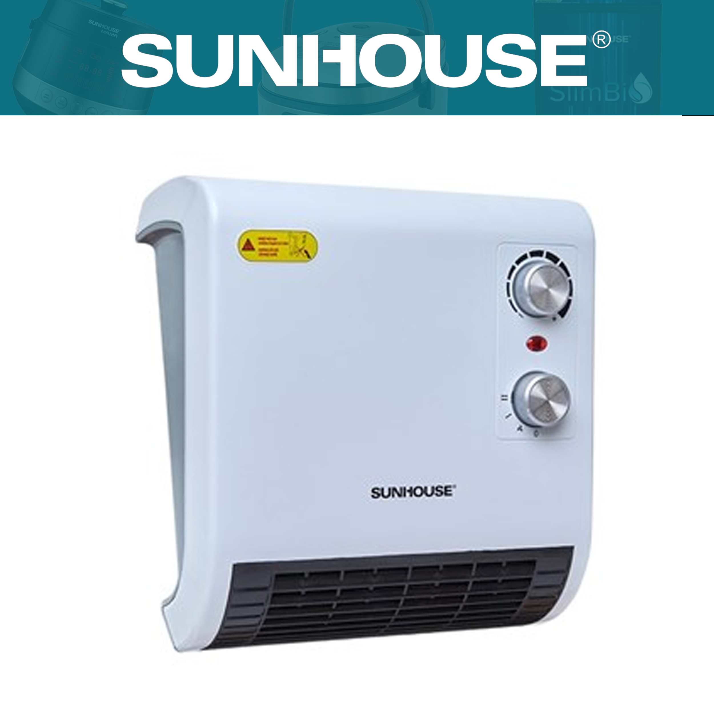 Quạt Sưởi Phòng Tắm Sunhouse SHD3816W - Chính Hãng