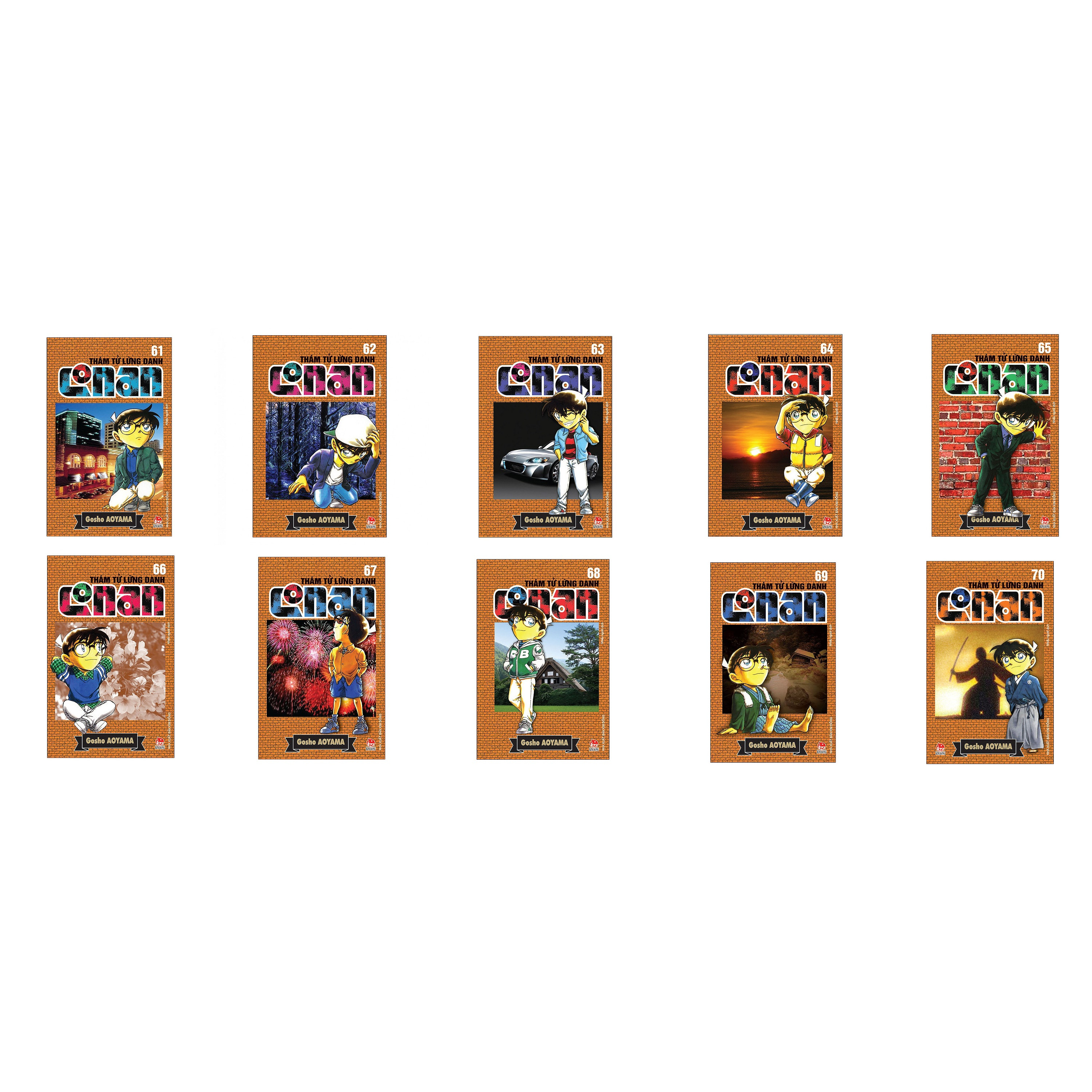 Combo Thám Tử Lừng Danh Conan Tập 61 - 70