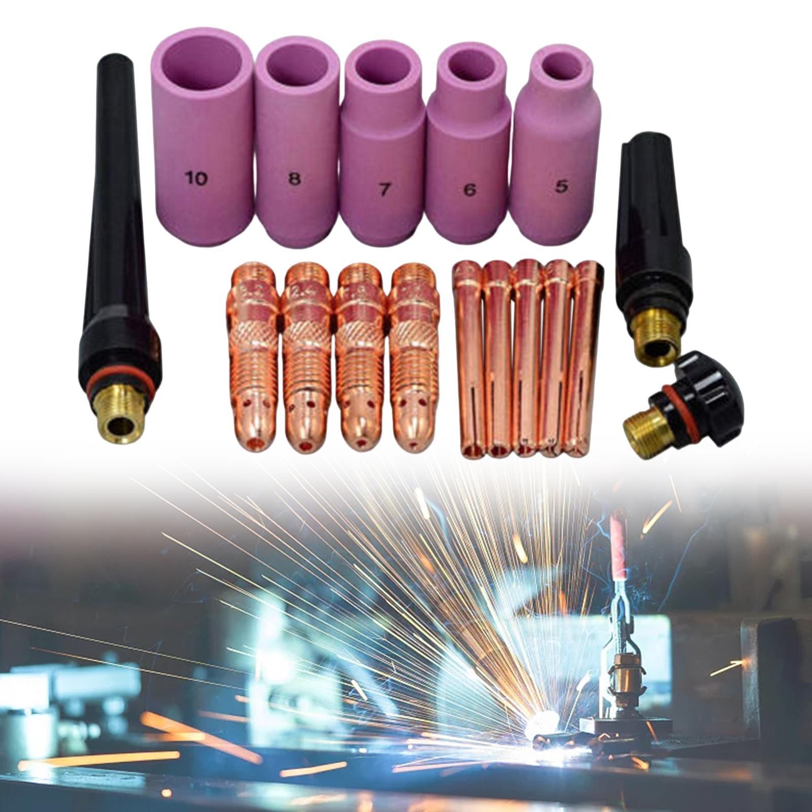 Consumables Kit Assorted Size ,Back Cap Collet Alumina Nozzle for Welding
