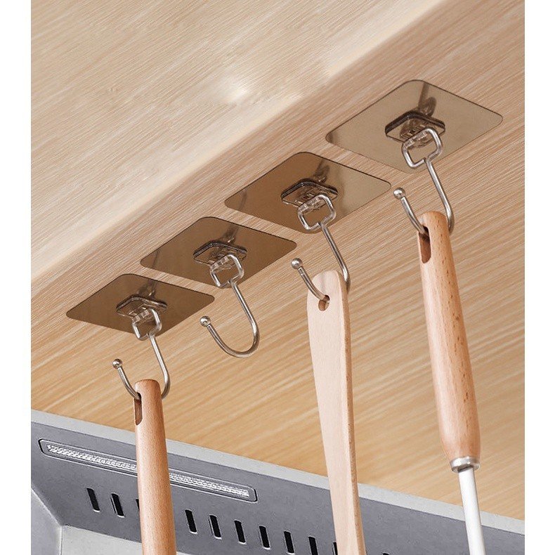 Móc Thép Inox Dán Tường Treo Đồ Vật Siêu Chắc