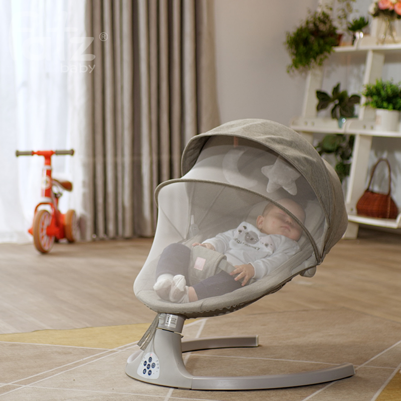 NÔI RUNG CHO BÉ FATZBABY SWING 1 FB8102TN 3 chế độ lắc lư tự nhiên, giúp bé thư giãn và dễ dàng đi vào giấc ngủ