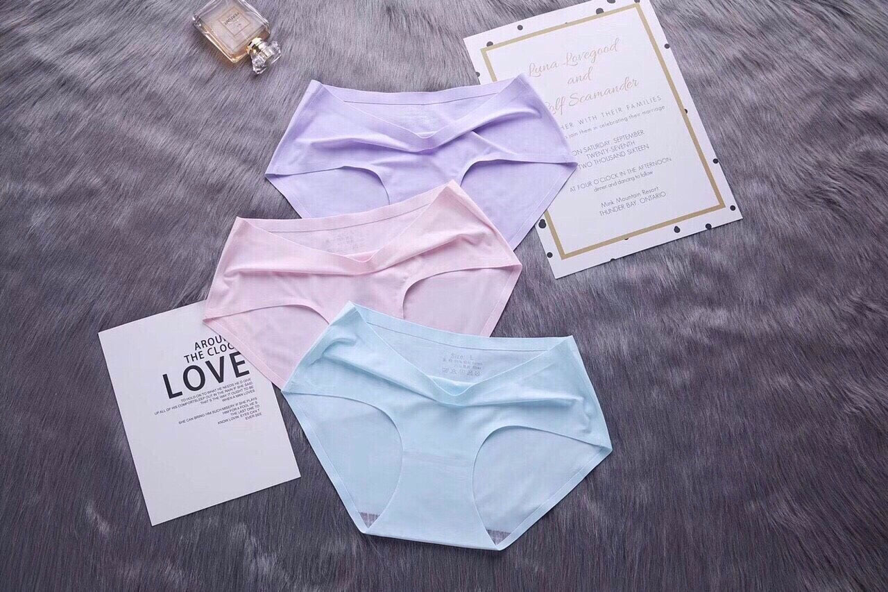 SET 5 Quần Lót Nữ Su Đúc Không Đường May Thông Hơi Vải Mát Tôn Mông - SD01