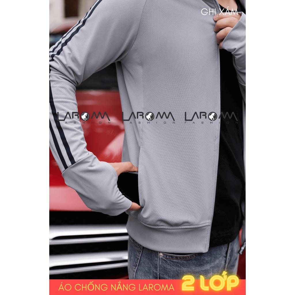 Áo Chống Nắng Nam Coolair Laroma| UPF50+ | Vải Thơm | Làm Mát | Thời Trang | Đa Dụng