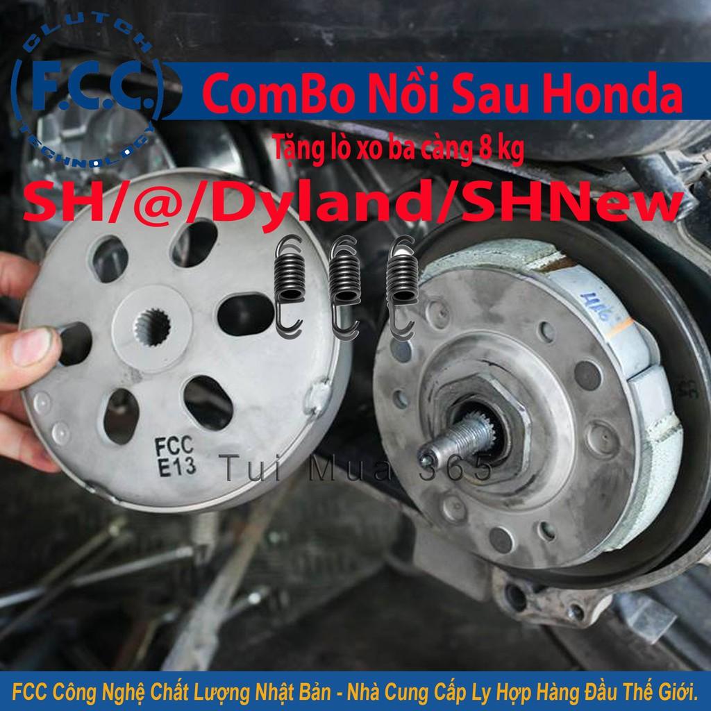 Combo Nồi Sau FCC Honda SH Y, A Còng, Dyland, SH New 2013 Japan