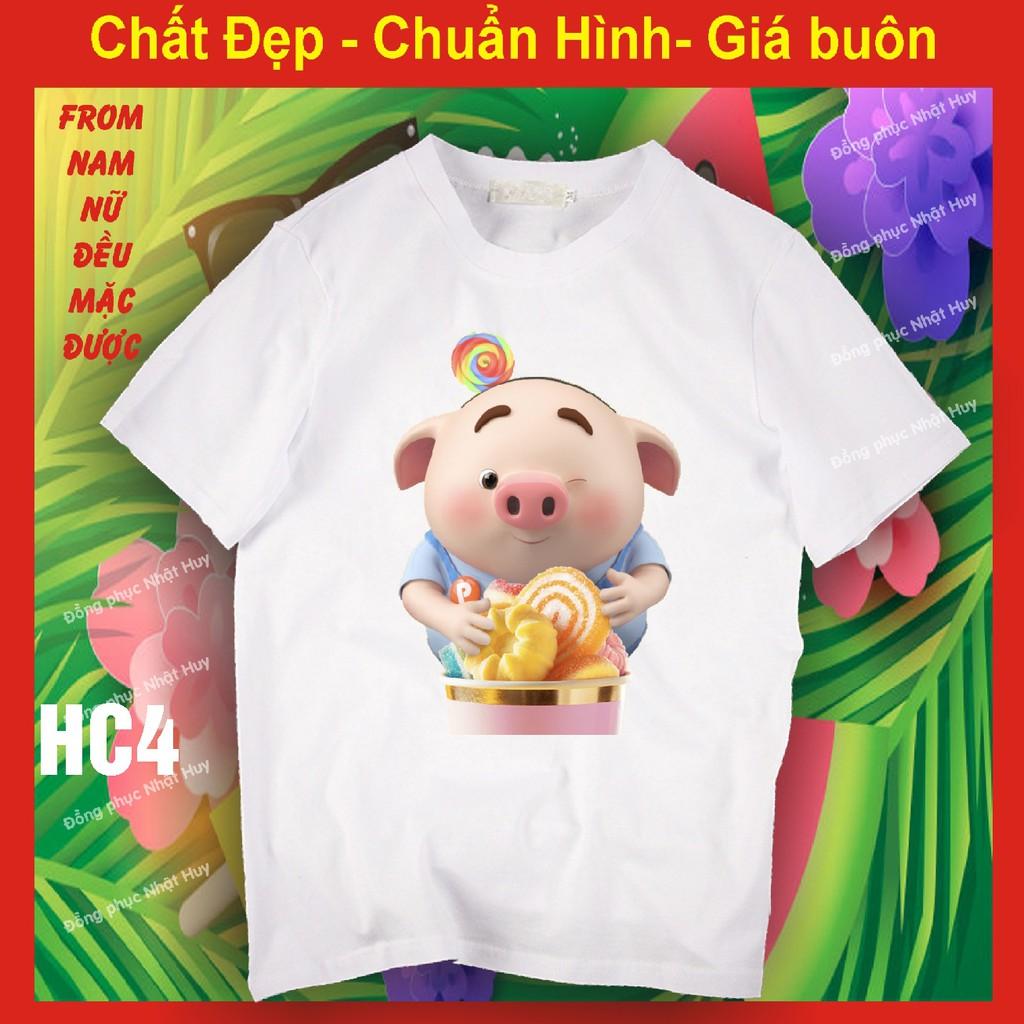 Áo thun heo con ngộ nghĩnh dễ thương 2