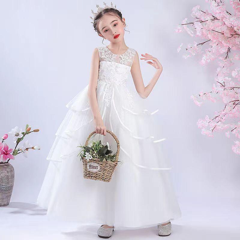 DIYIWEI Váy công chúa cho bé gái Váy váy mùa hè cho bé gái siêu xinh xắn