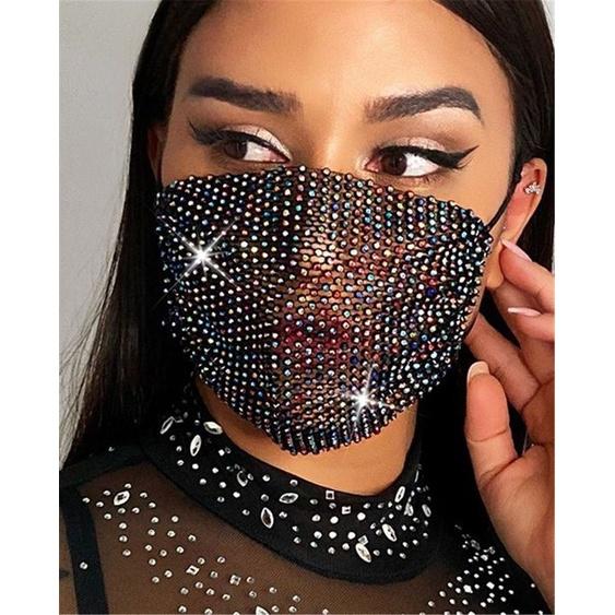 Khẩu Trang Đá Kim Cương Lấp Lánh - Diamond Face Mask
