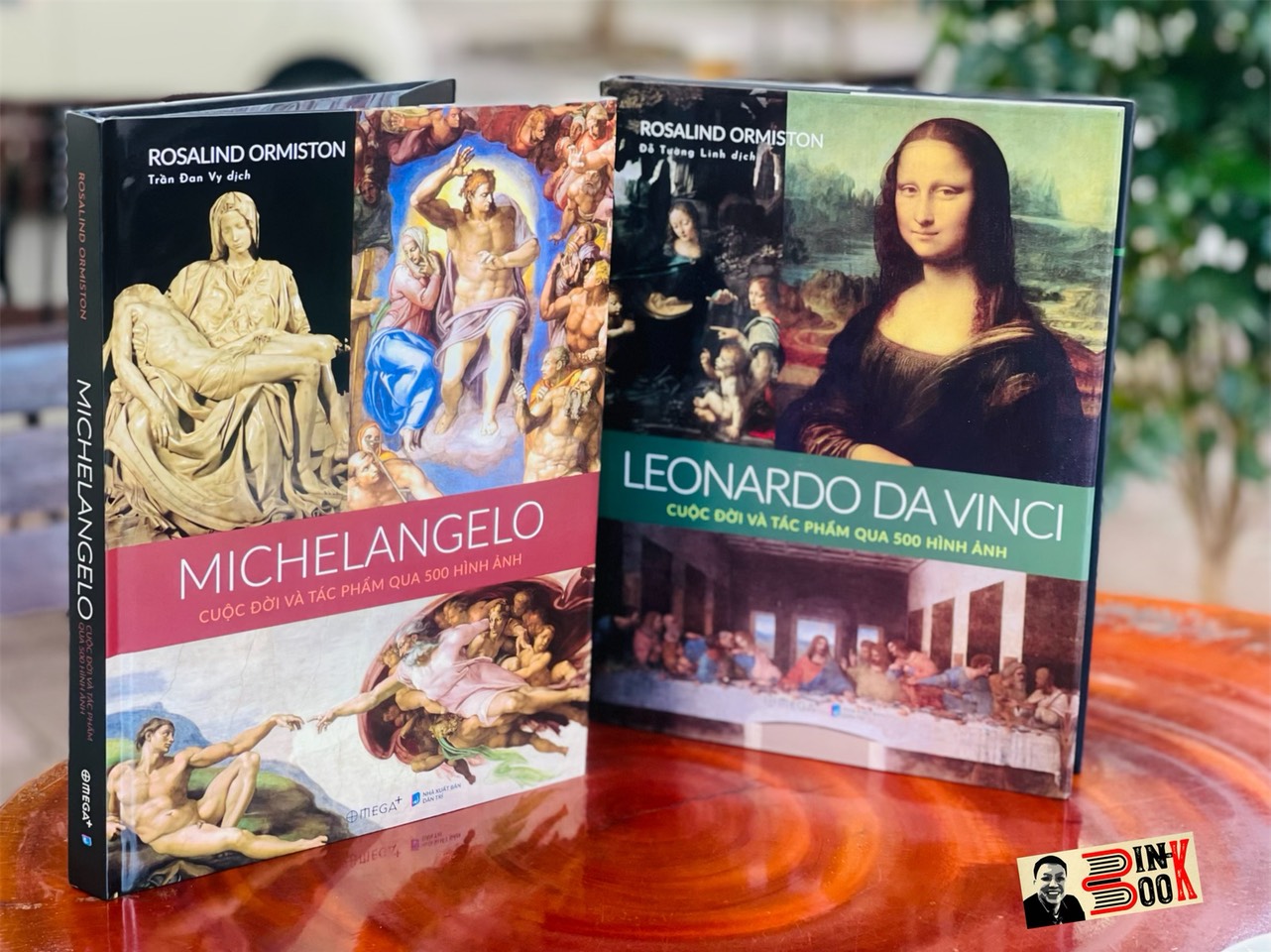 (Bìa cứng in màu toàn bộ) (Combo 2 cuốn) MICHELANGELO – LEONARDO DA VINCI - Cuộc đời và tác phẩm qua 500 hình ảnh – Rosalind Ormiston – Đỗ Tường Linh, Trần Đan Vy dịch - Omega Plus