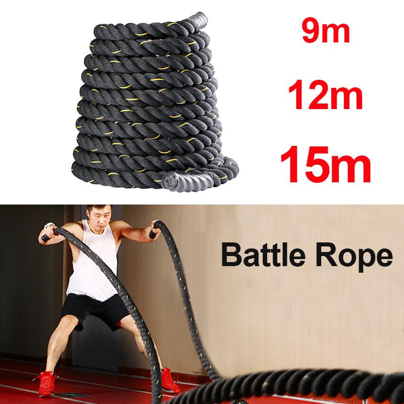 9M/12M/15M Phù Hợp Trận Dây Crossfit Nặng Tập Luyện Dây Tập Gym Nhà Tập Thể Hình Công Suất cải Thiện Strenght Đào Tạo Thiết Bị