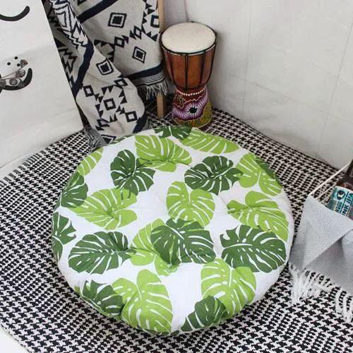 ĐỆM NGỒI BỆT TRANG TRÍ PHÒNG KHÁCH - KT 45 x 45 x 5 CM - VẢI BỐ CANVA DÀY DẶN ÊM ÁI - TRÒN VÀ VUÔNGO