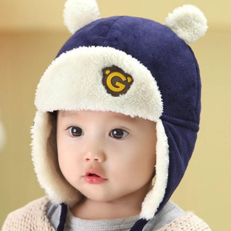 Mũ lót lông cừu phi hành gia cho bé từ 6 tháng đến 3 tuổi