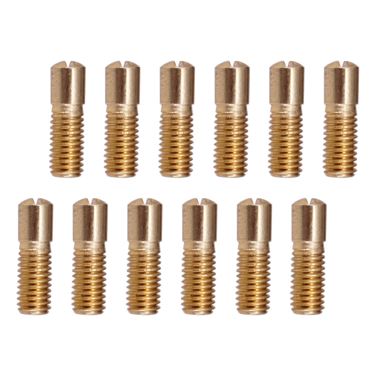 12 Pieces Guitar Pickup Screws Accessory DIY Set for Instrument Accessories