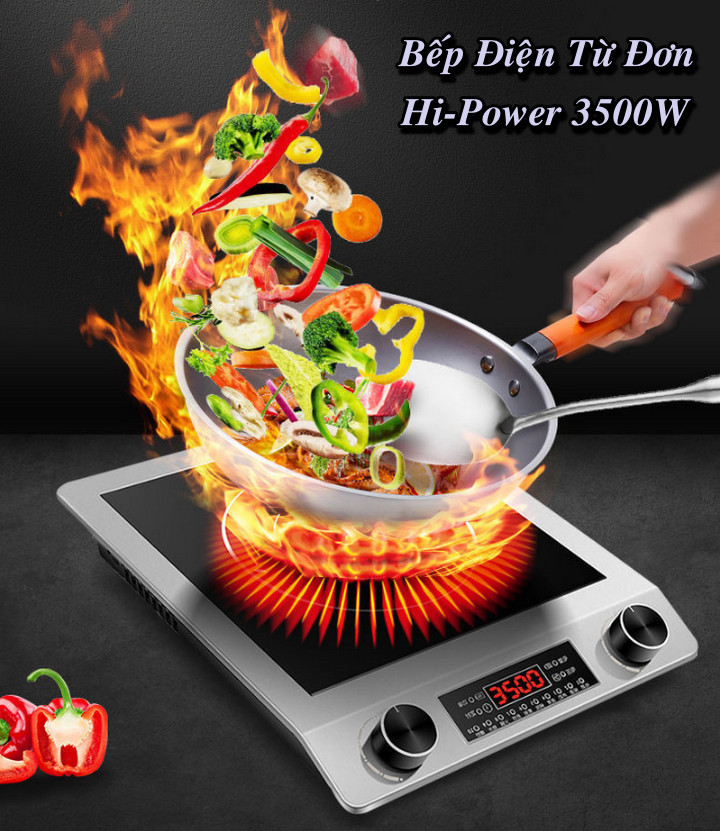 Bếp Điện Từ Đơn Công Suất Cao SilverKitchen Hi-Power 3500w - Home and Garden