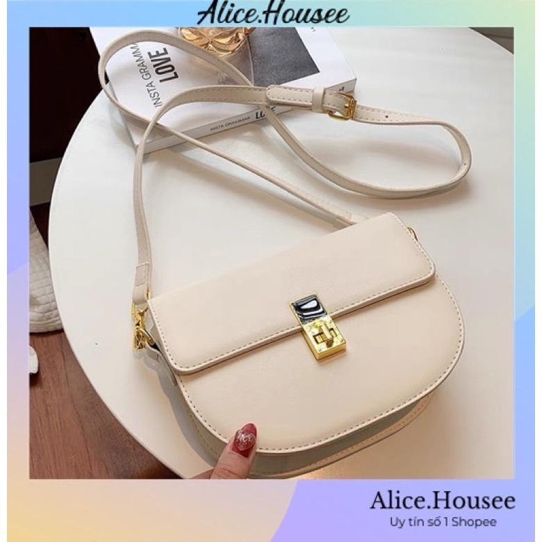 Túi đeo chéo nữ Alicehousee mẫu mới nhất 2021 chất liệu cao cấp phong cách Hàn Quốc trẻ trung