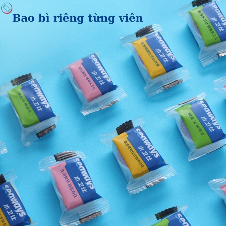 1 Viên Vệ Sinh Lồng Máy Giặt Công Nghệ Cao Seaways - Diệt Sạch 99,99% Vi Khuẩn -Tẩy Sạch Cặn Máy Giặt