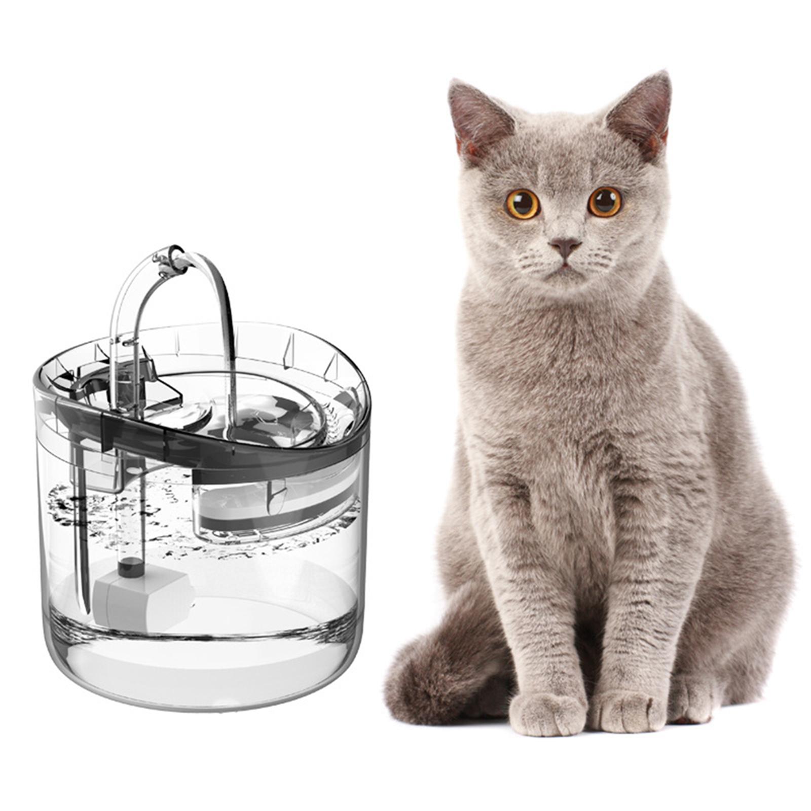 Automatic Cat Water Fountain with Faucet Cat Dog Water Fountain Water Dog Water Dispenser for Pet Healthy Drinking Fountain