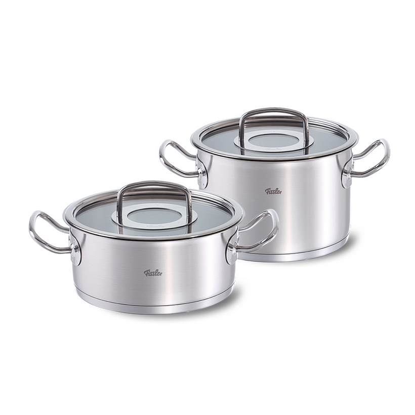 Bộ Nồi 4 Món Fissler Original Pro (Nắp Kính)