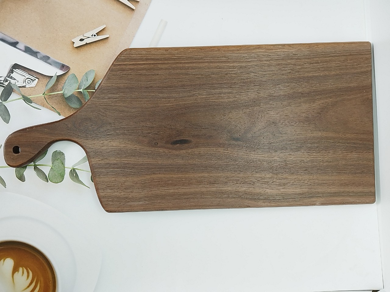 Thớt Gỗ Ốc Chó Bền Đẹp Sang Trọng Dùng Thái Cắt An Toàn Vệ Sinh - Kích Thước 45x20x2 cm