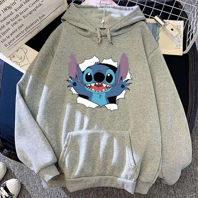 Áo hoodie nam nữ in hình stitch dễ thương,vải nỉ bông nón 2 lớp