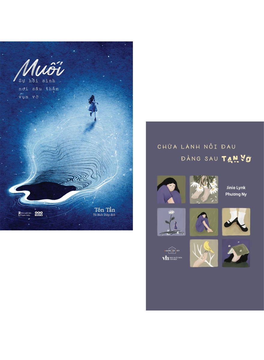 Combo Chữa Lành Nỗi Đau Đằng Sau Tan Vỡ + Muối - Sự Hồi Sinh Nơi Sâu Thẳm Vụn Vỡ _AZ