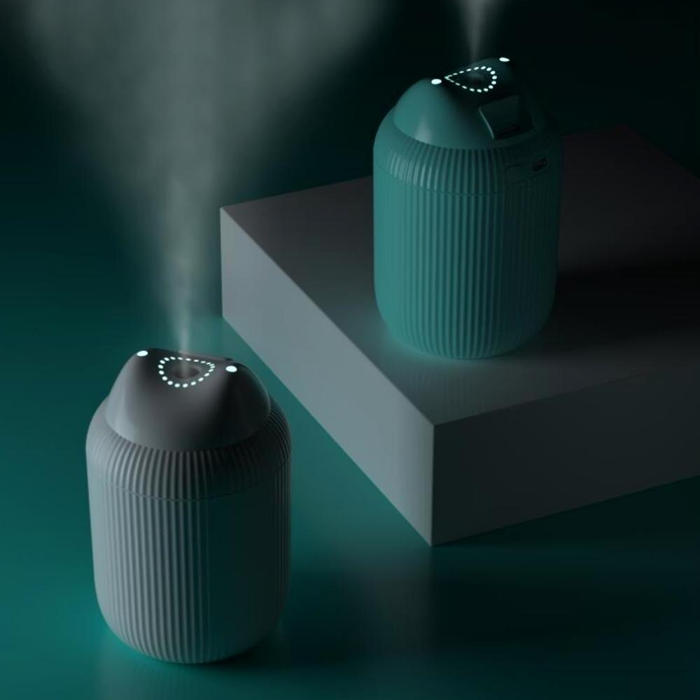 Mini Humidifier Cool Mist Portable Cat Air humidifier Ultra-Quiet Operation 220ml USB with 7 Color LED Night for Bedroom