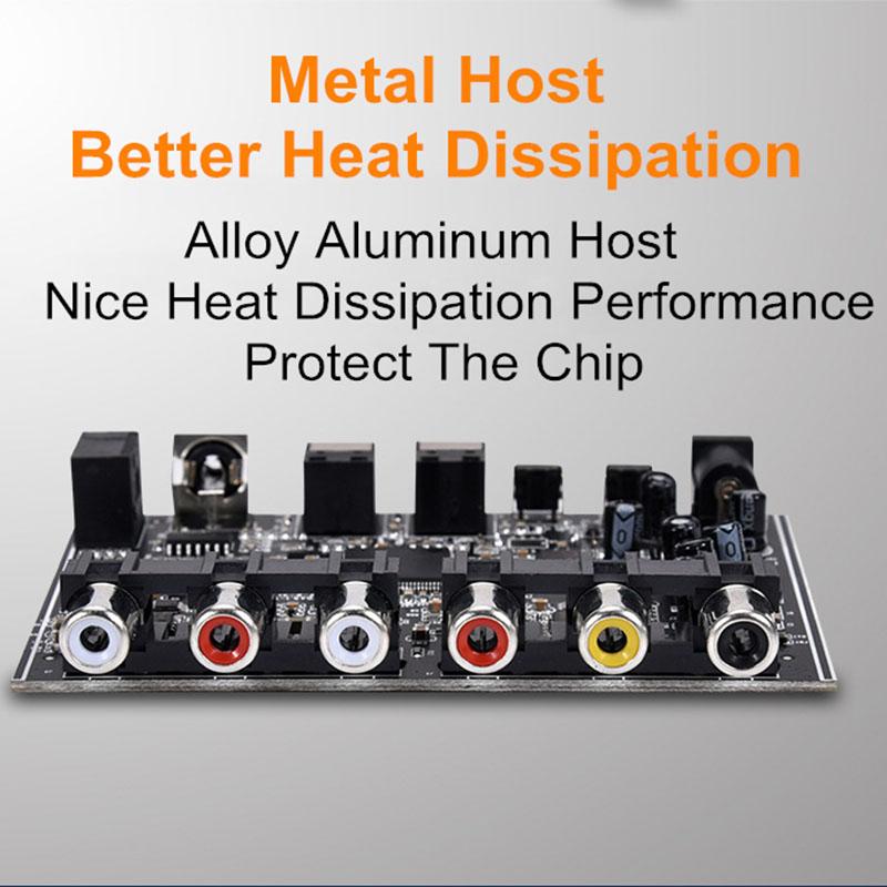 DAC Module 5.1 Kênh AC-3 PCM Quang Kỹ Thuật Số DTS RCA Âm Thanh Hifi Stereo Rạp Hát Tại Nhà Bộ Giải Mã Khuếch Đại Bộ Giải Mã