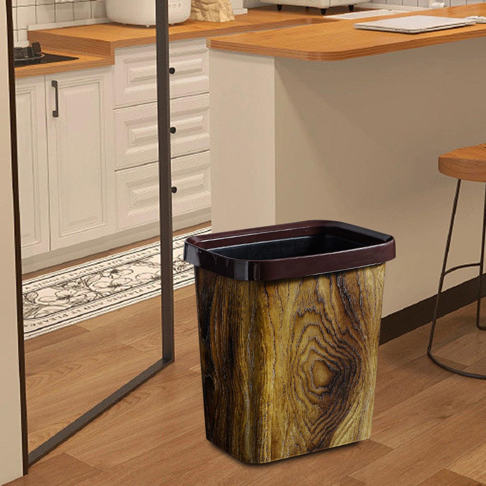 Trash Can Decorative Garbage Container Garbage Container Bin for Home Office
